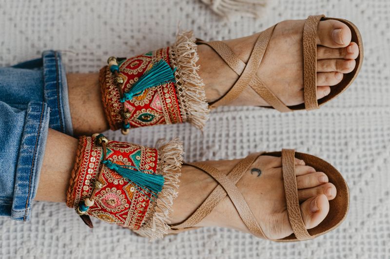 Bohemian Tassel Sandals