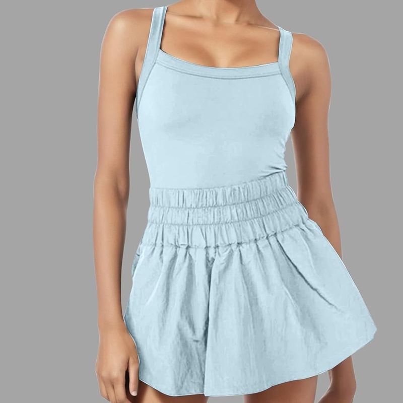 High-Waisted Skort + Tucked Tank