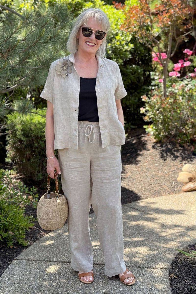 Layered Linen Look