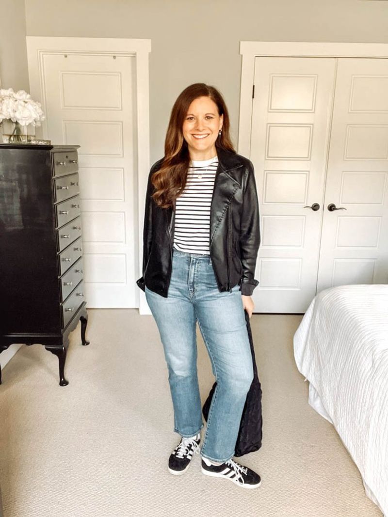 Leather or Faux Leather Jacket