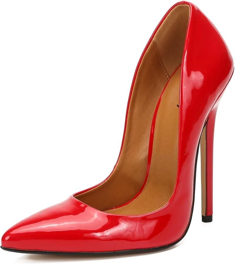 Six-Inch Stilettos With Pointy Toes