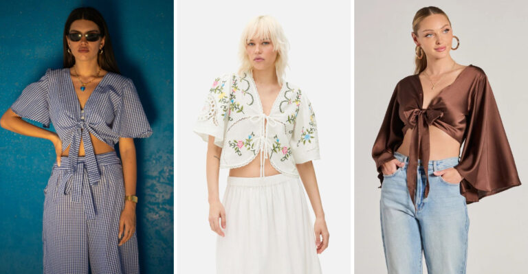 15 Flowy Front-Tie Tops To Wear Instead Of Basic Tees This Summer
