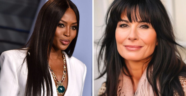 15 Long Black Hair Hairstyles For Older Women