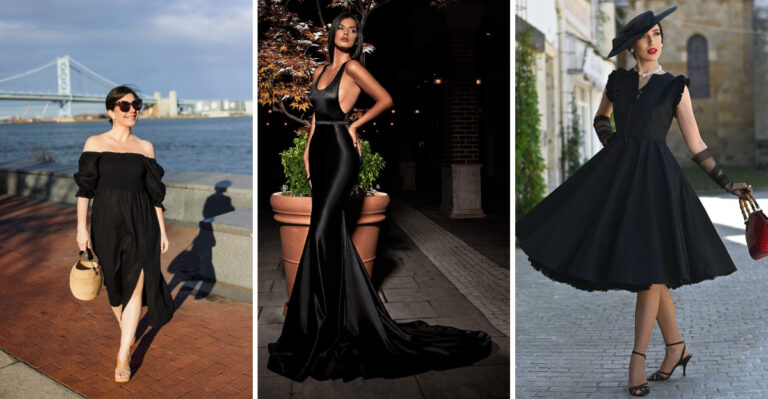 15 Stylish Black Sundresses That Conceal Summer Sweat Stains