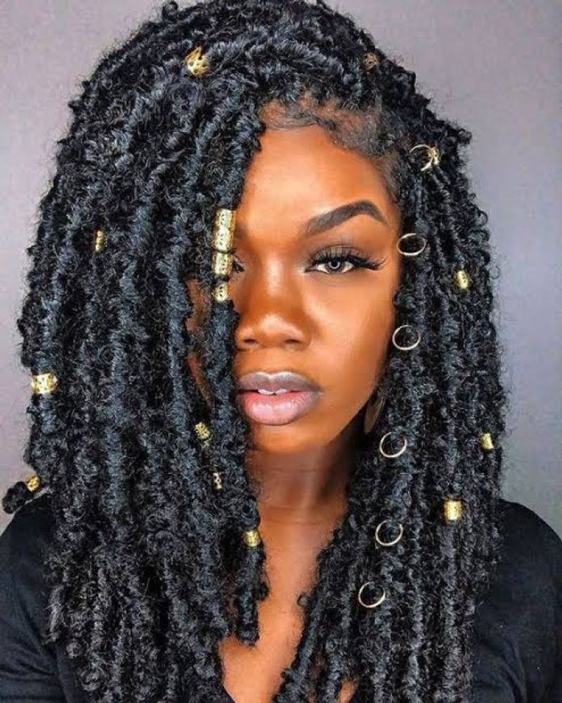 Locs mariposa