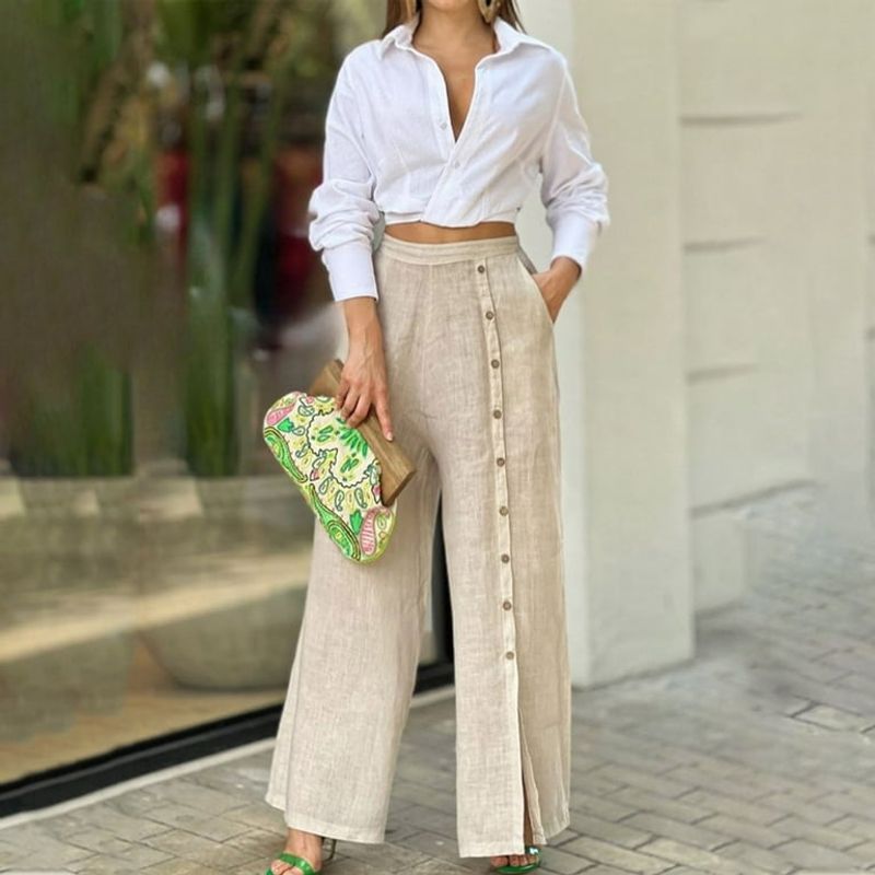 Crisp White Button-Down Magic