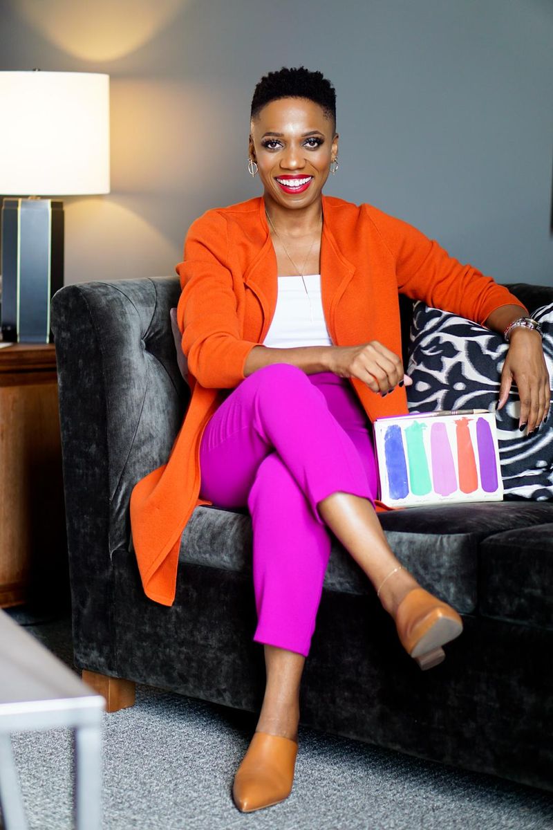 Wearing Bright Colors