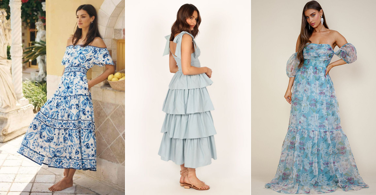 17 Pretty Blue Dresses To Wear For Your Next Summer Vacation