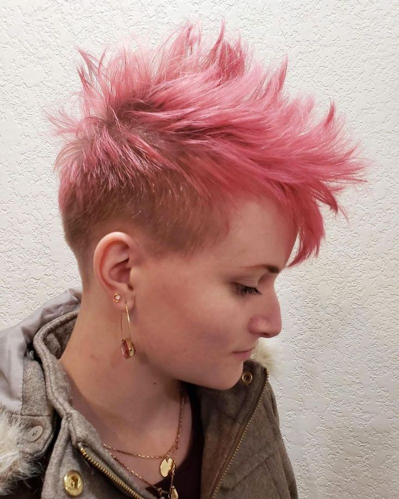 18. The Vibrant Faux Hawk