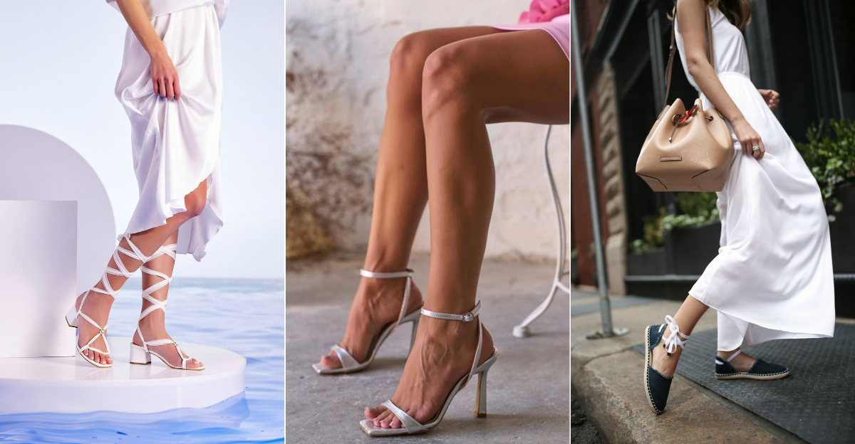 19 Best Shoes To Wear With White Dresses This Summer, Stylist-Approved
