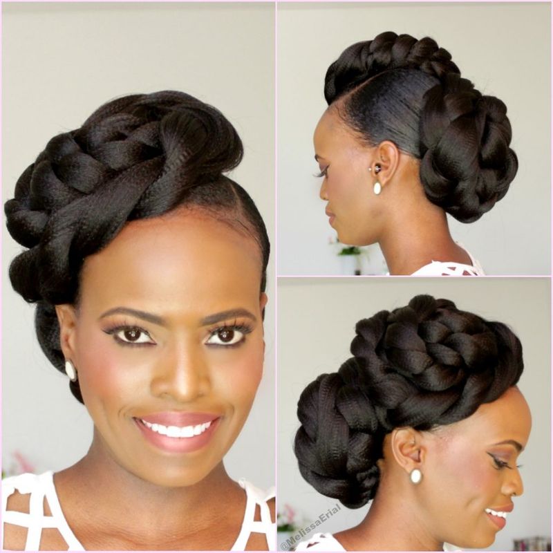 Majestic Twisted Updo