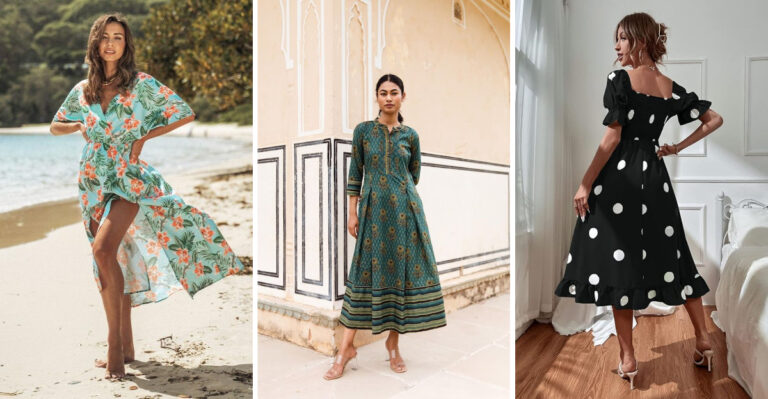 19 Loose A-Line Summer Dresses to Conceal Muffin Tops