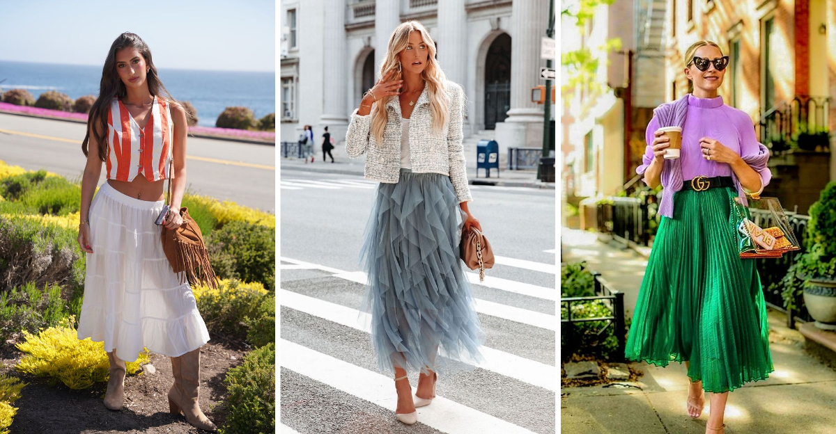 20 Breezy Midi Skirts That Will Make You Want To Ditch Pants All Summer