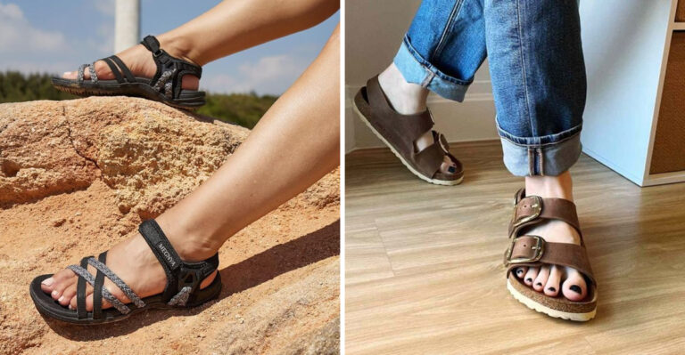 20 Most Comfortable Walking Sandals For Women Over 60 To Wear This Summer