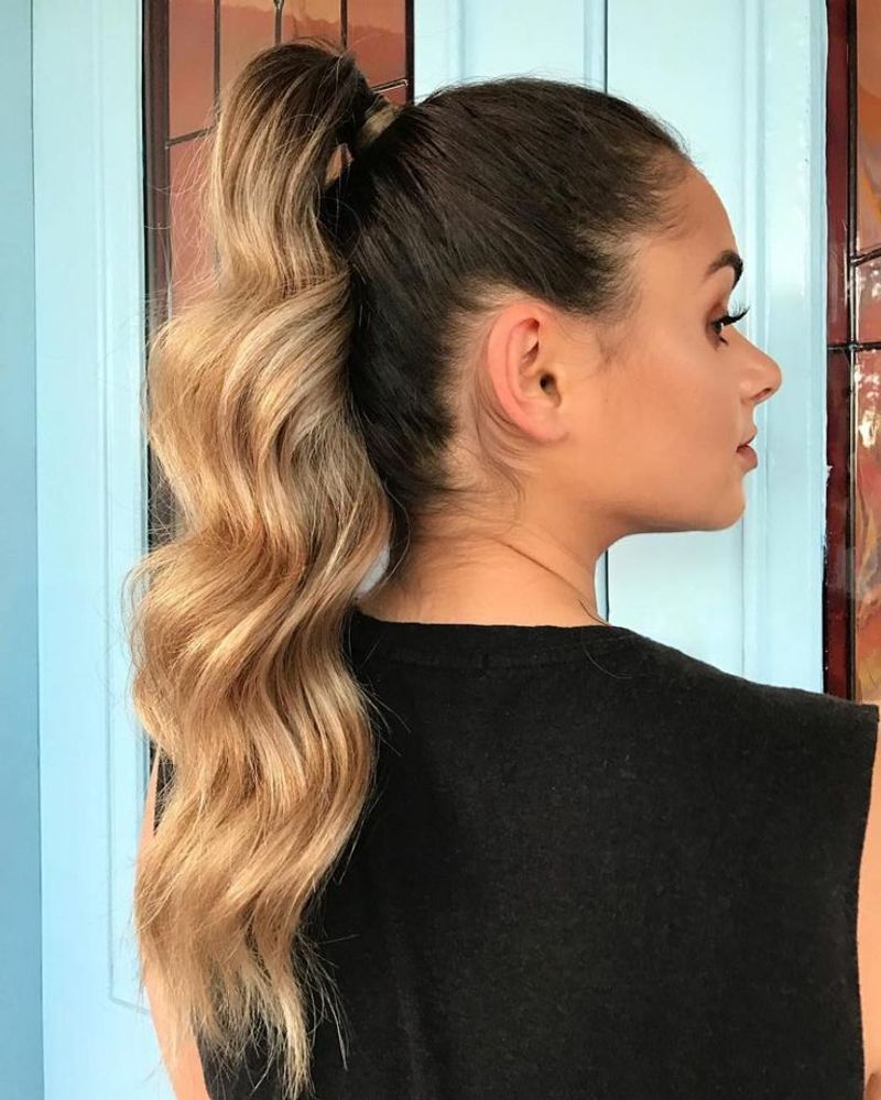Dramatic High Ponytail