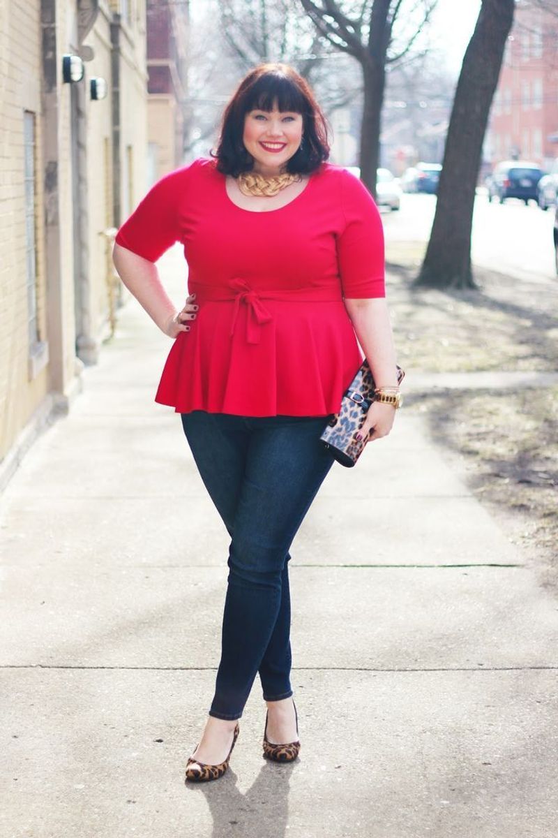 Peplum Tops With Skinny Pants