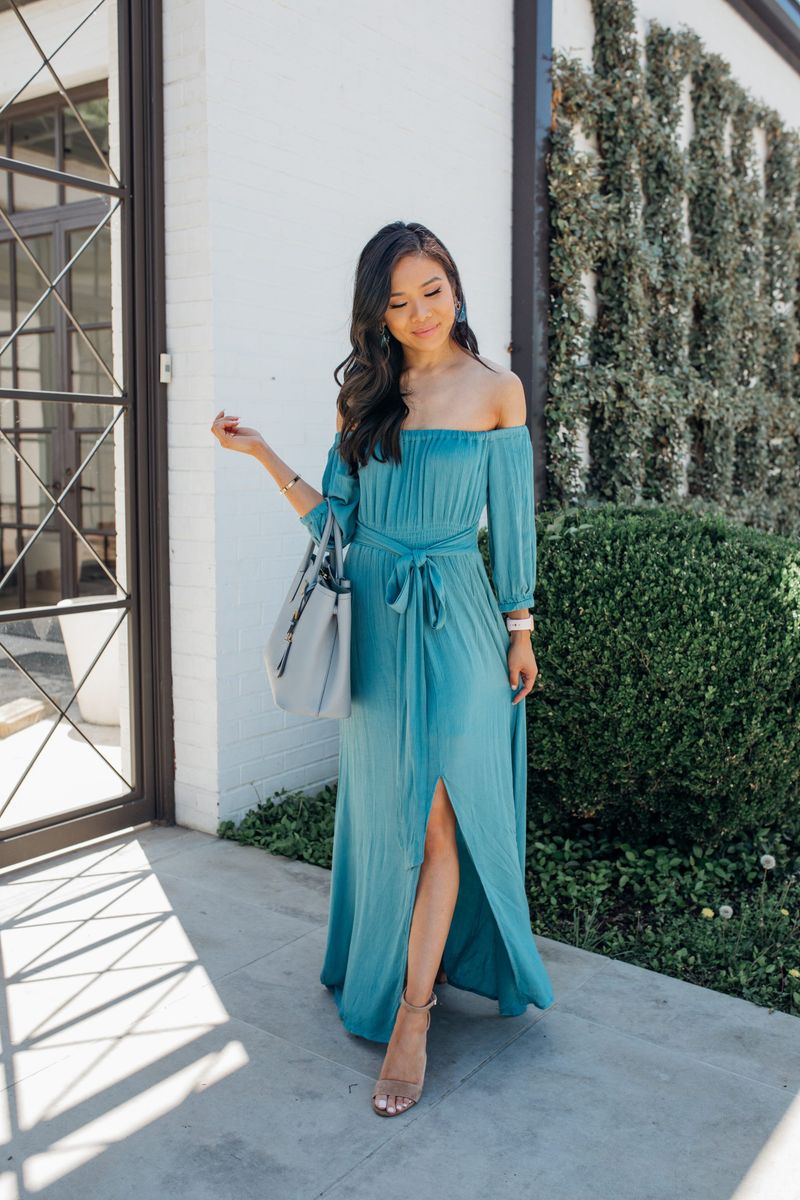 Off-Shoulder Elegance
