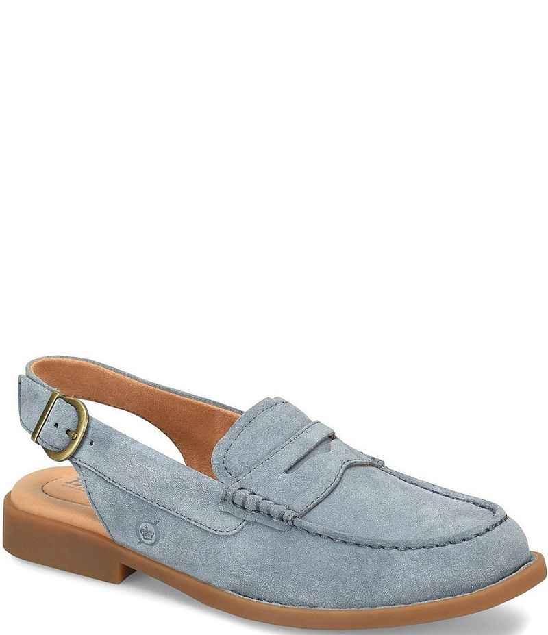 Pillowy Slingback Loafers