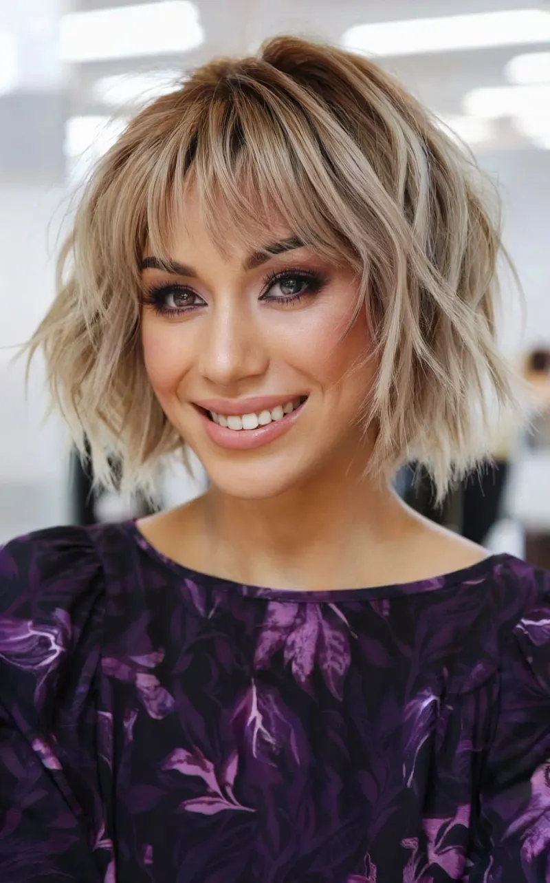 Fringe-Forward Bob