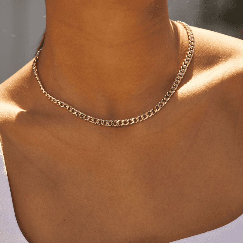 Perfectly Weighted Chain Necklace