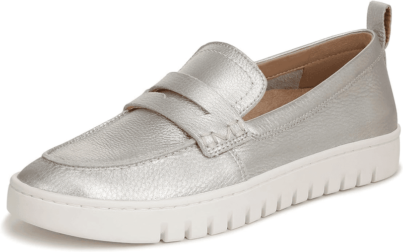 Modern Metallic Loafers