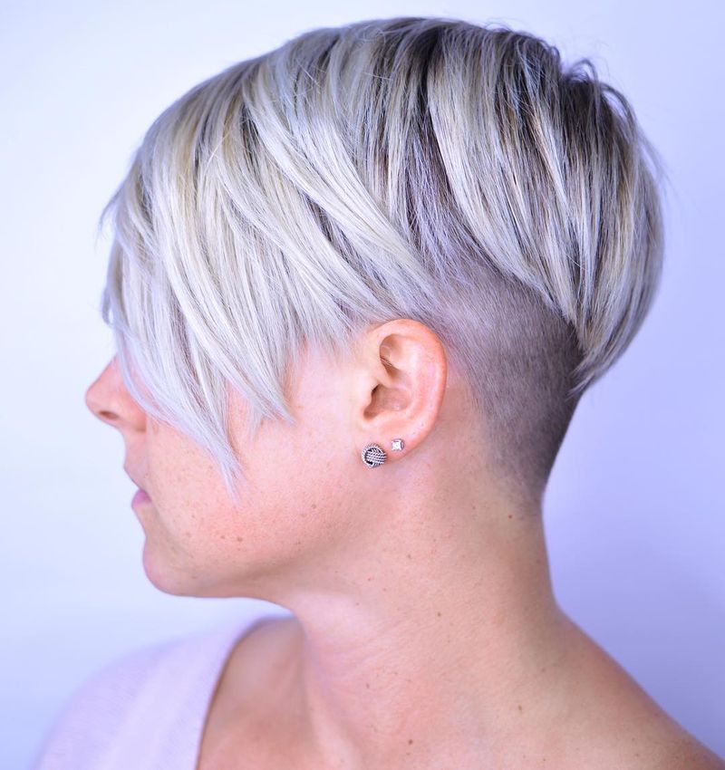 Buzzed Sides Pixie