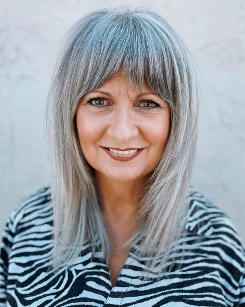 Feathered Mid-Length Cut