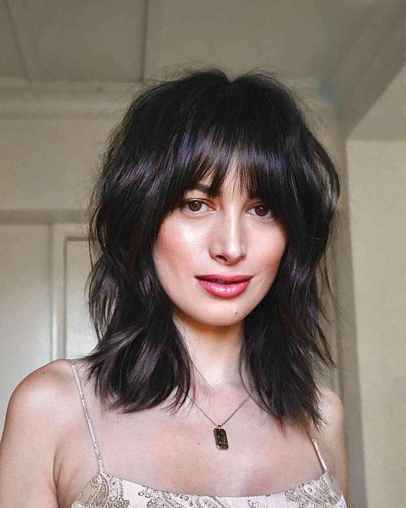 Collarbone Cut with Chunky Layers