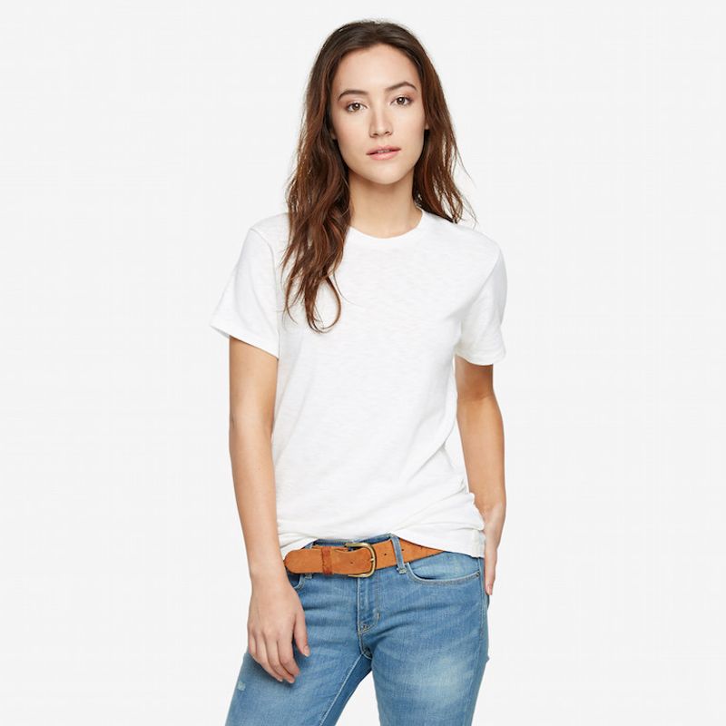 Embrace the perfect white tee