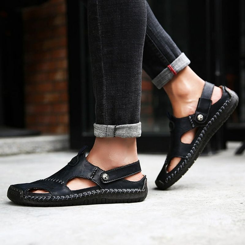 Leather Fisherman Sandals