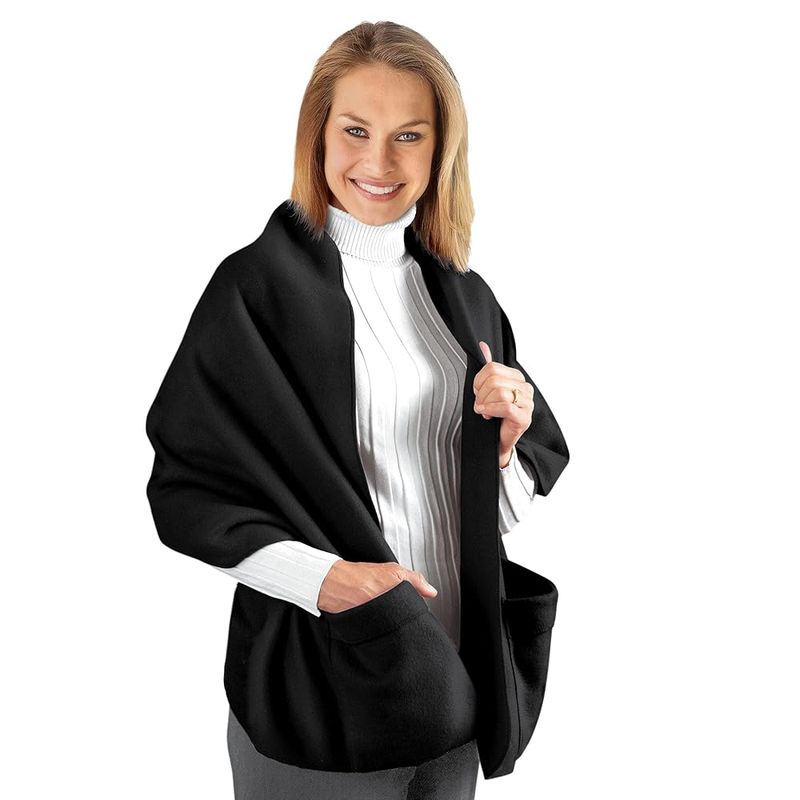 Black Wool Shawls