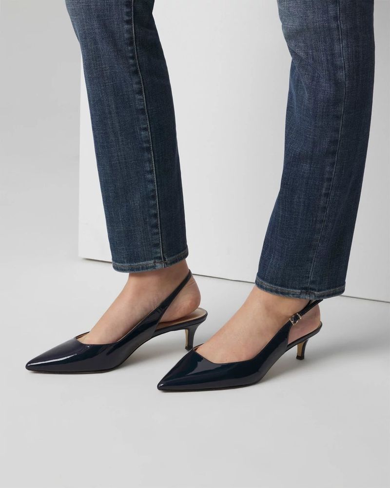 Kitten Heel Slingbacks