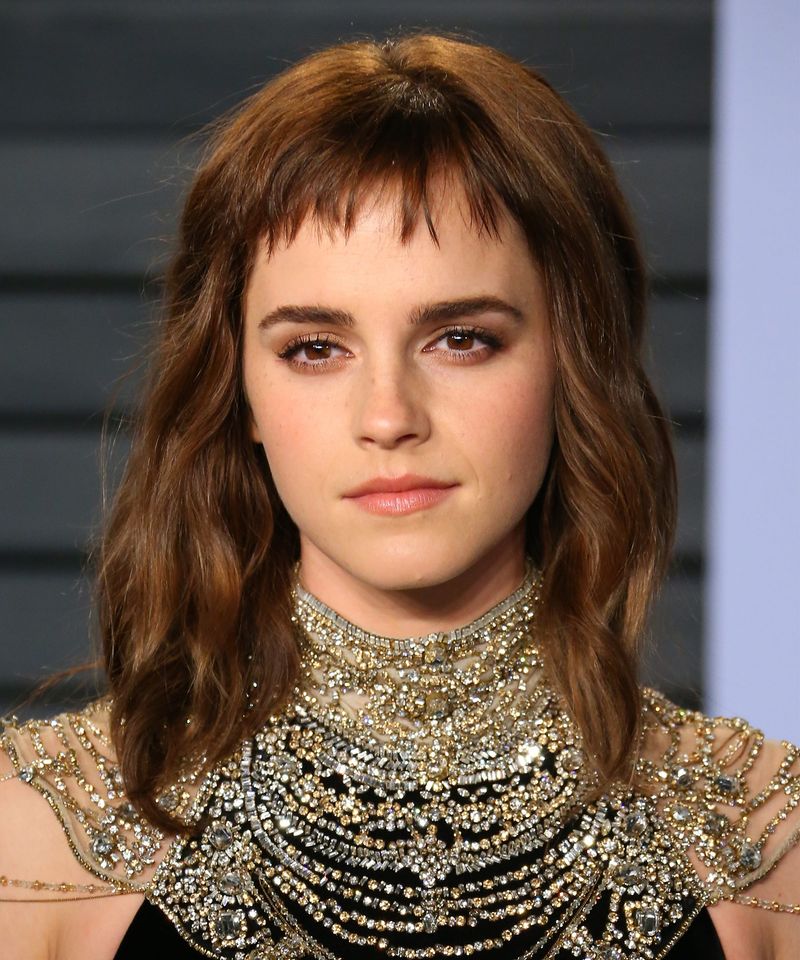Super Short Baby Bangs on Heart-Shaped Faces