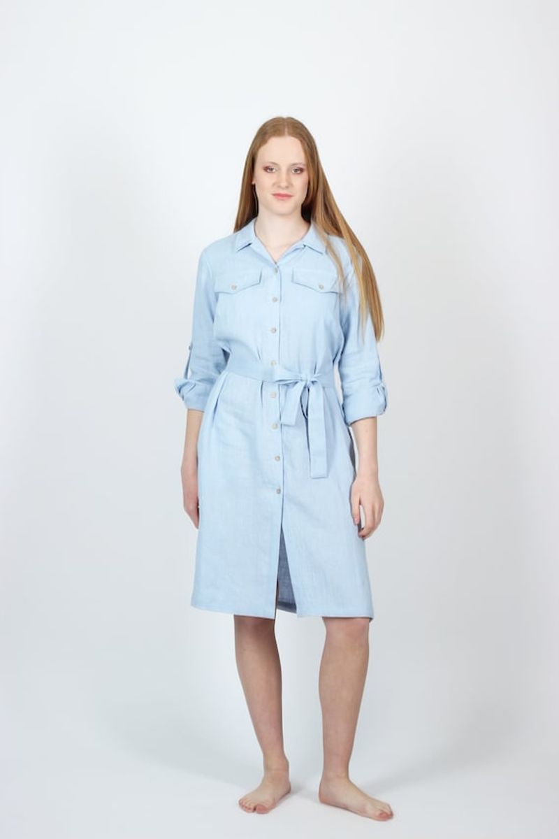 Linen Shirt Dress