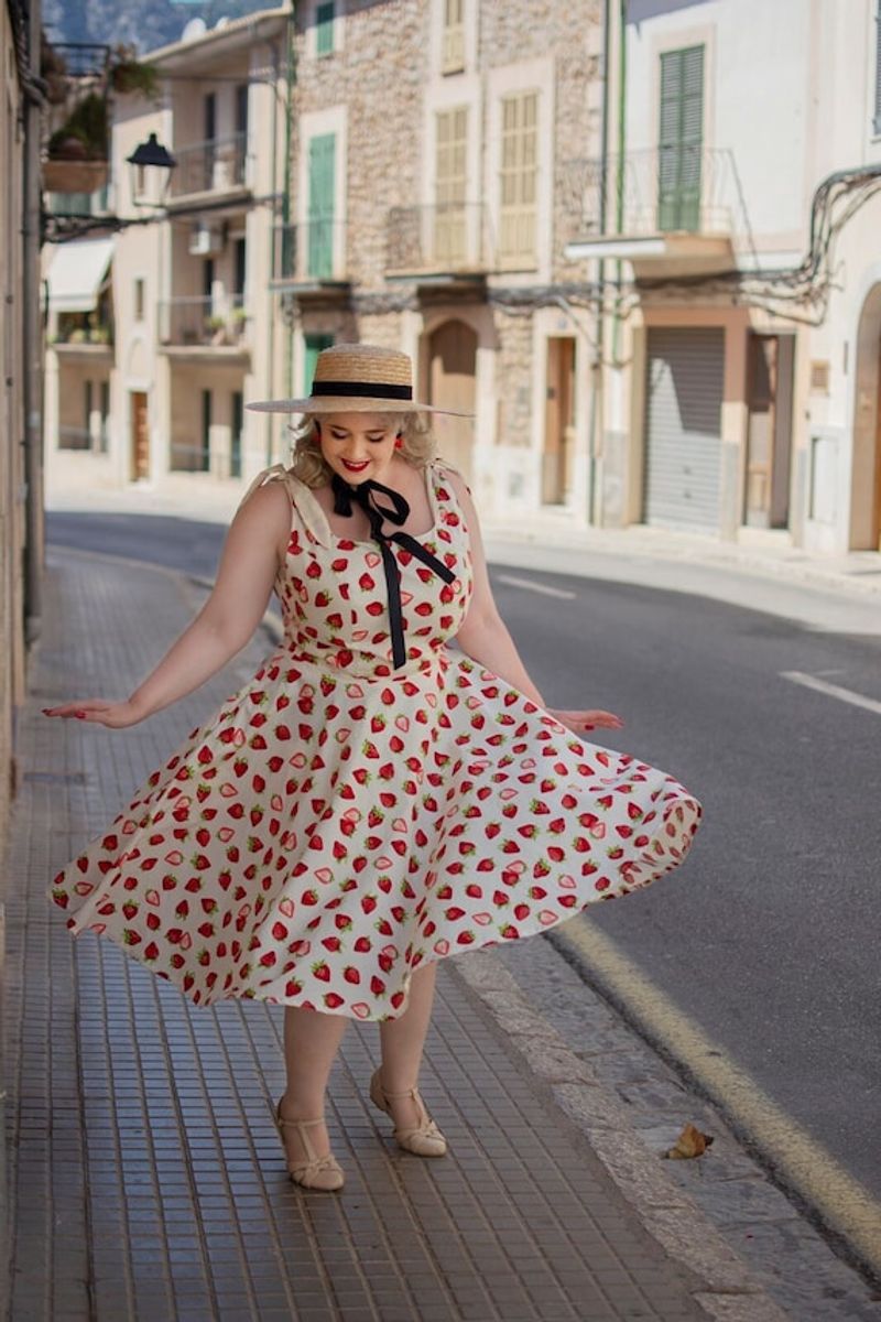 Vintage Polka Dot Flare