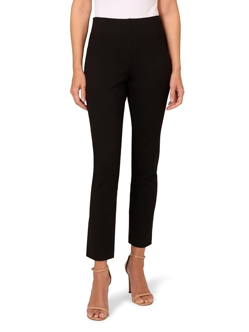 Pull-On Ponte Knit Slacks