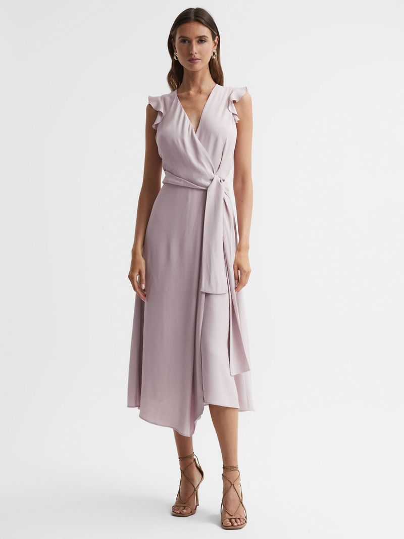 Petite-Friendly Alternative: Wrap Dress with V-Neck