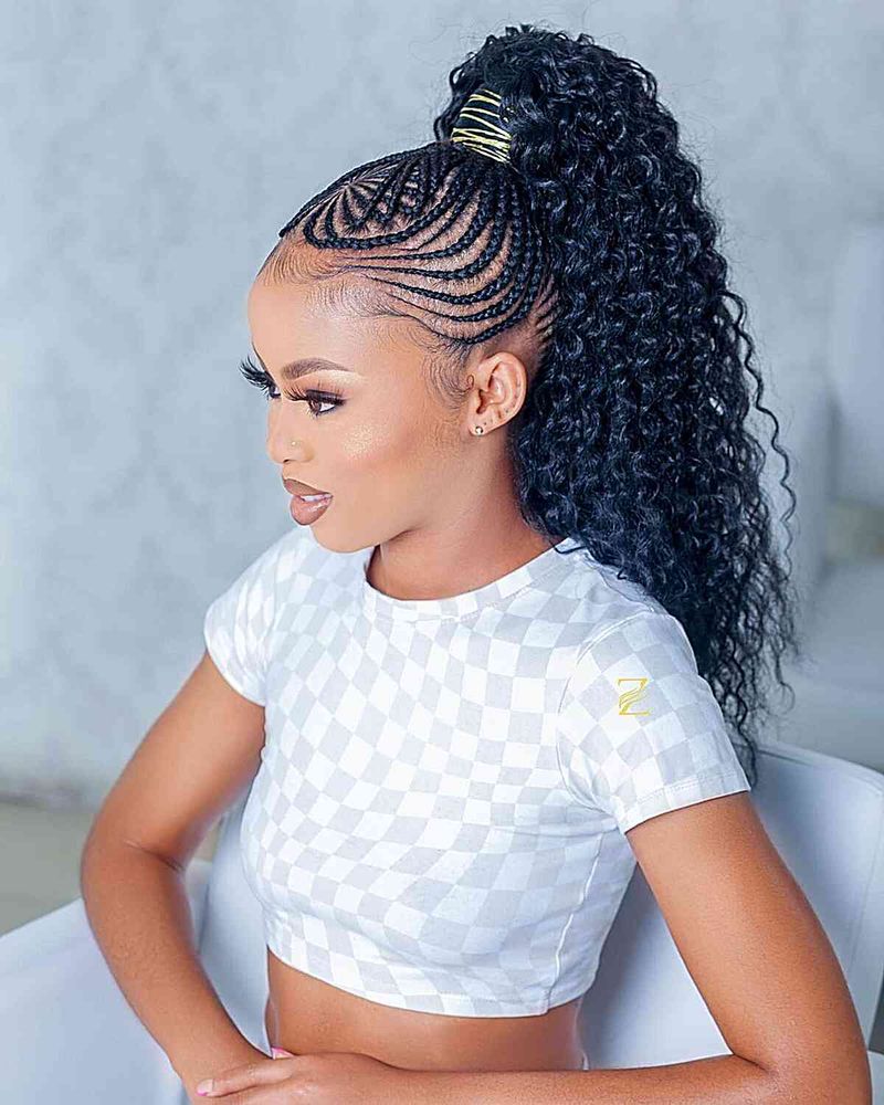 Ghana Braids Ponytail