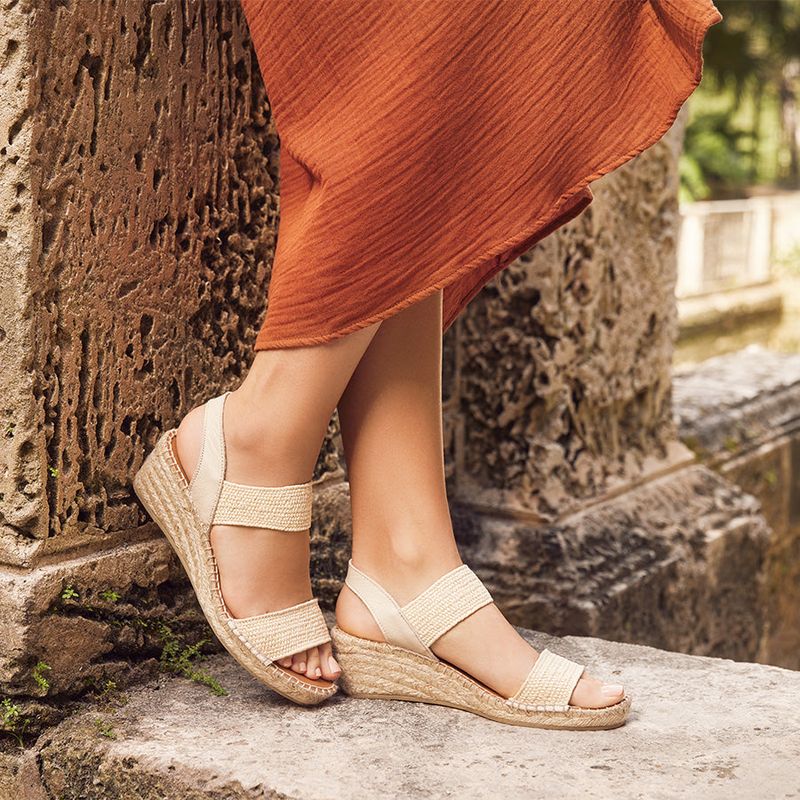 Cork Wedge Espadrilles