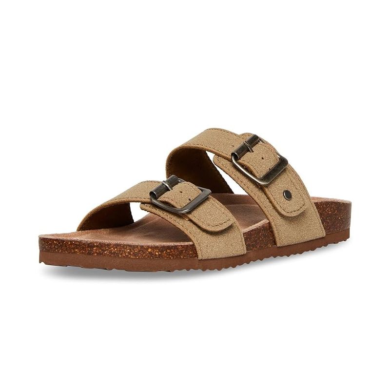 Cork-Soled Slide Sandals