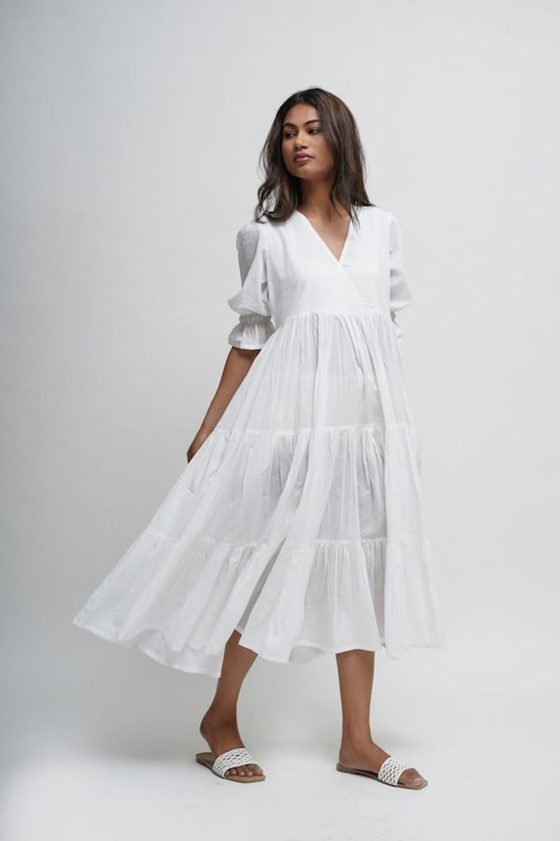 Twirly Tiered Midi