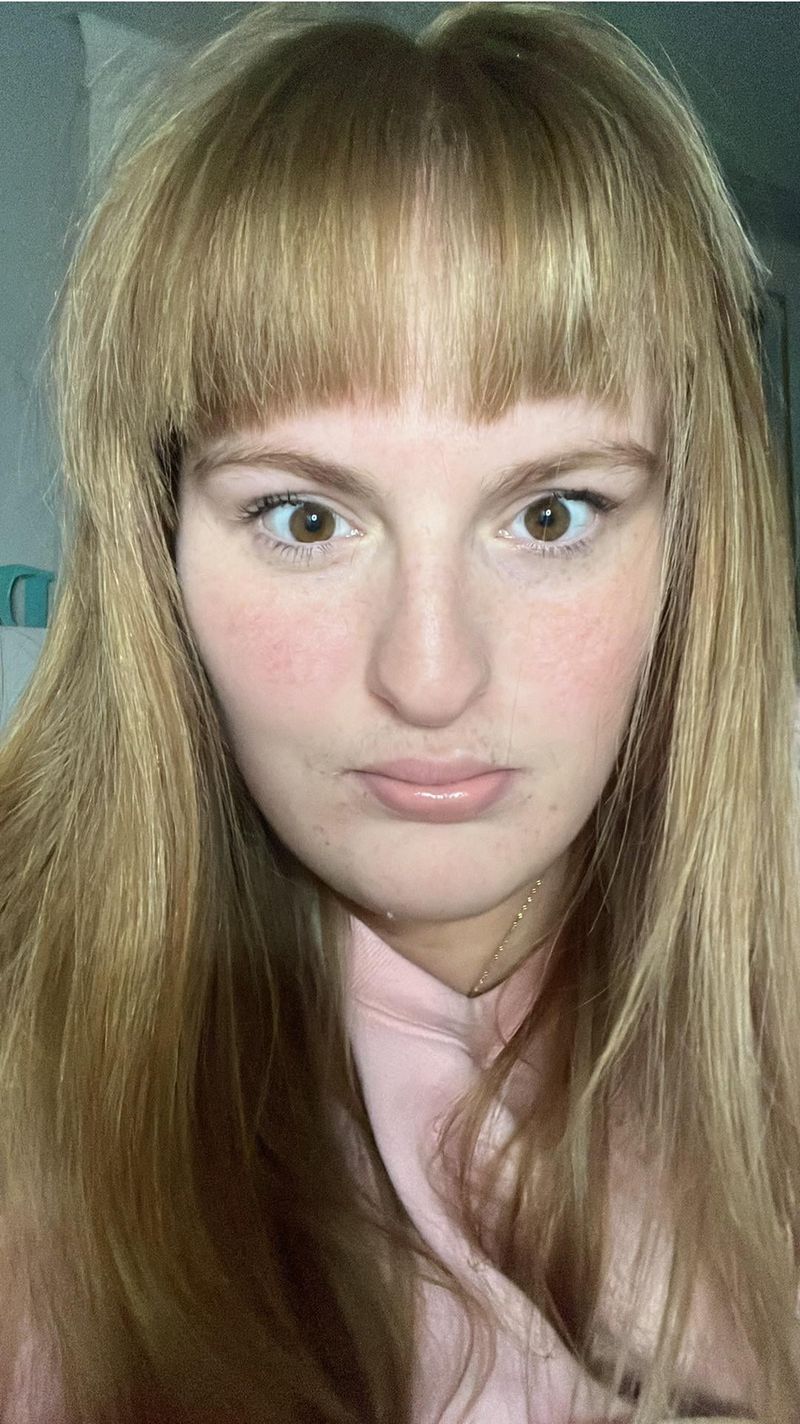 Choppy Uneven Bangs on Rectangle Faces