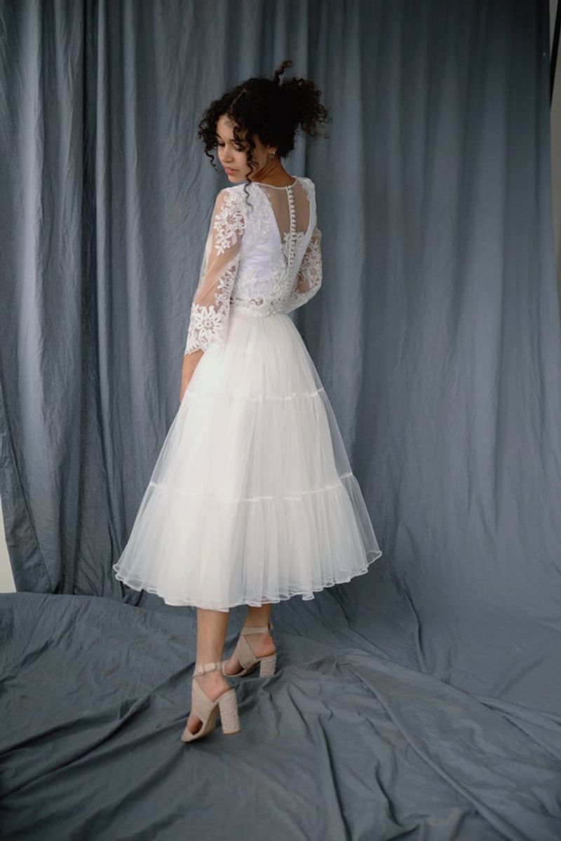 Tiered Midi Skirt