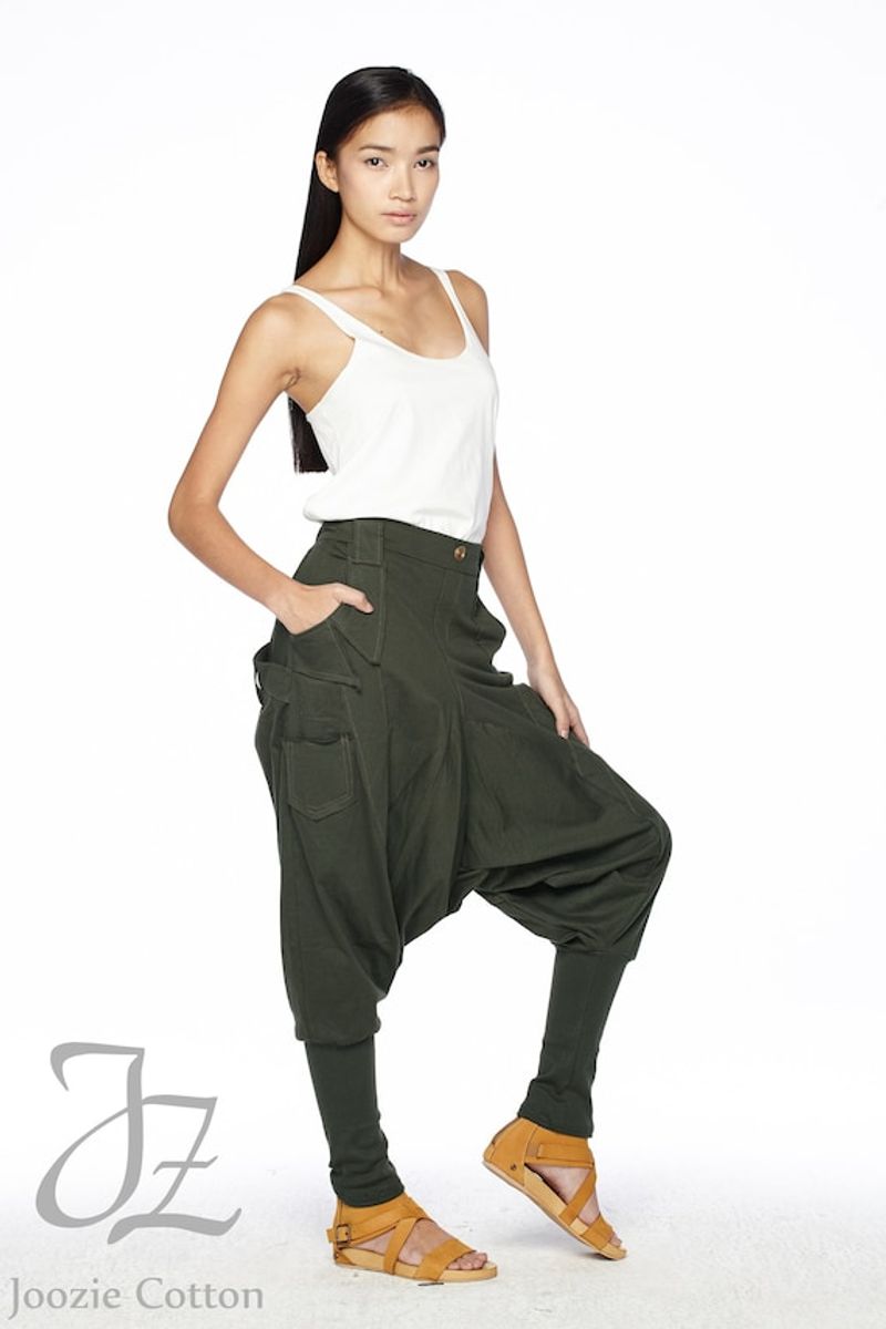 Drop-Crotch Pants: The Leg Shorteners