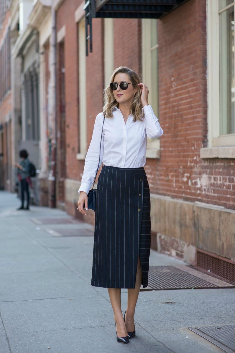 Office Chic with Button-Down Shirts