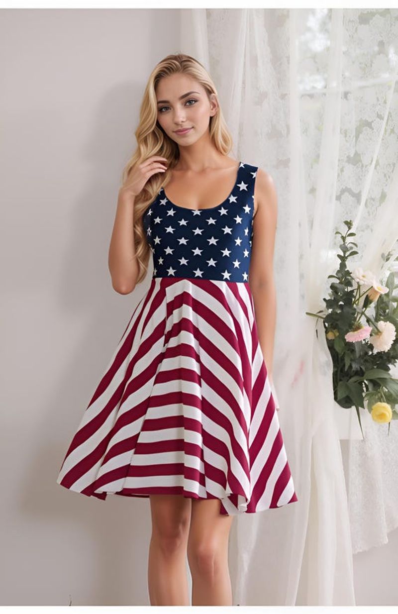 Classic Stars and Stripes Sundress