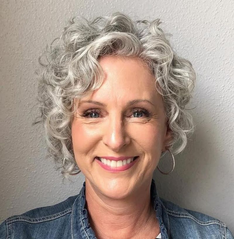 Curly Crop with Height
