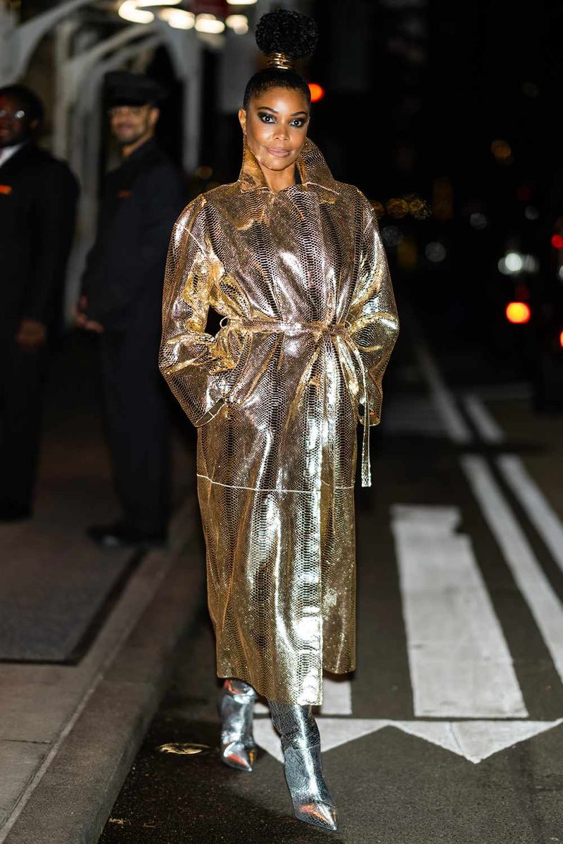 Wearing Metallics