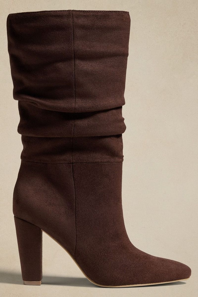 Calf-Height Boots with Volume