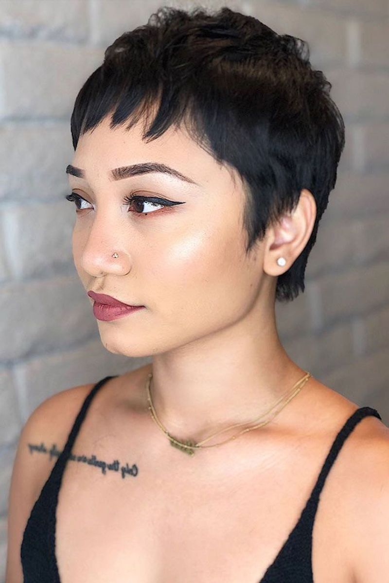 Pixie with Micro-Bangs